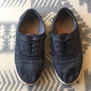 Toms denim sneakers kids
